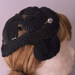 Pleated Nautilus & Pleated Feather-Leaf and Wire Frame Cocktail Hat (part 2) with Leanne Fredrick